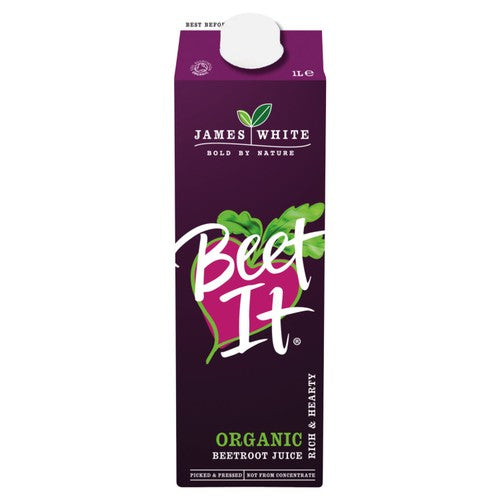 James White Beet It Organic Beetroot Juice 1L (Pack of 2)