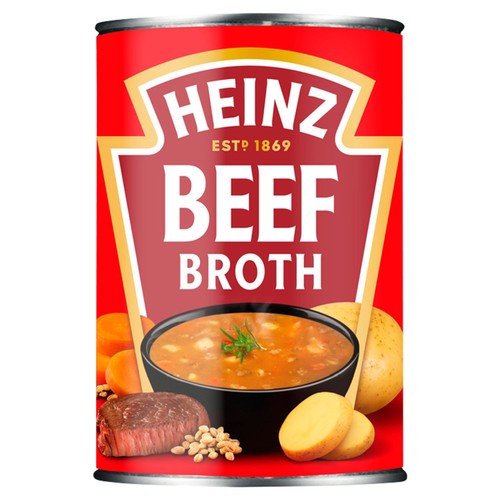 Heinz Classic Beef Broth Soup 400g (Pack of 2)