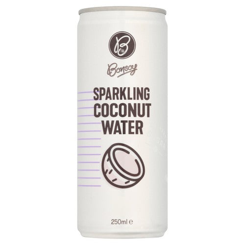 Bonsoy Sparkling Coconut Water 250ml (Pack of 6)