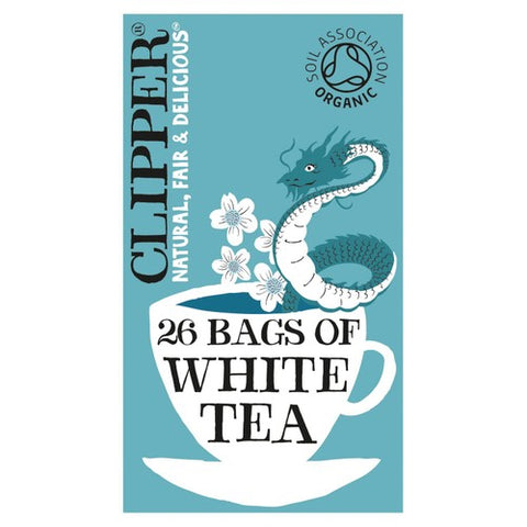 Clipper Organic White Tea Bags 26's (Pack of 3)