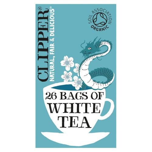 Clipper Organic White Tea Bags 26's (Pack of 3)