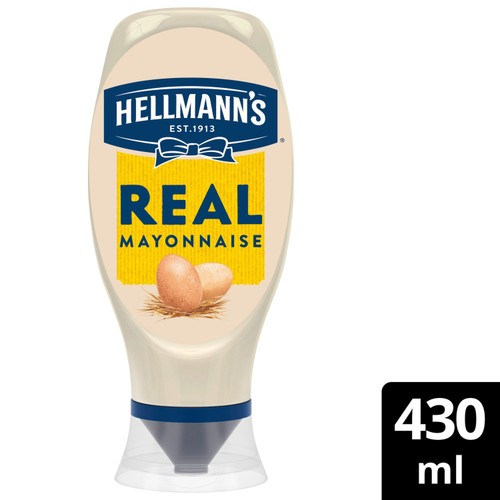 Hellmann's Real Squeezy Mayonnaise 430g (Pack of 2)