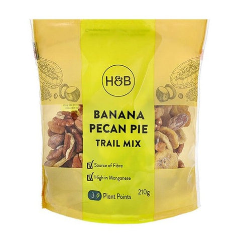 Holland & Barrett Banana Pecan Pie Trail Mix 210g (Pack of 3)
