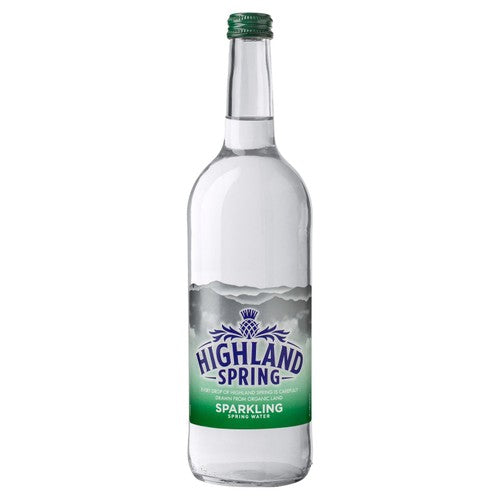 Highland Spring Sparkling Water Glass 750ml (Pack of 3)