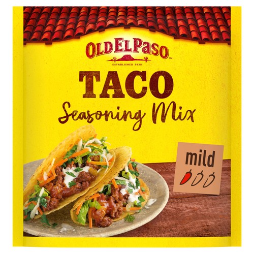 Old El Paso Garlic & Paprika Taco Seasoning Mix 25g (Pack of 2)