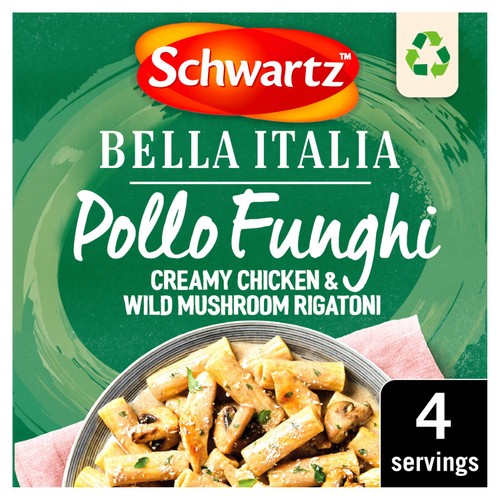 Schwartz x Bella Italia Pollo Funghi 30g (Pack of 2)