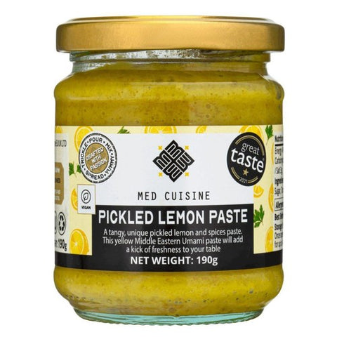 Med Cuisine Pickled Lemon Paste 190g (Pack of 2)