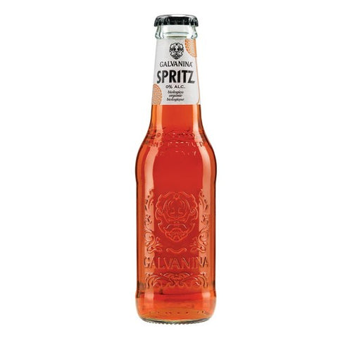 Galvanina Organic  Orange Sparkling beverage 200ml (Pack of 6)