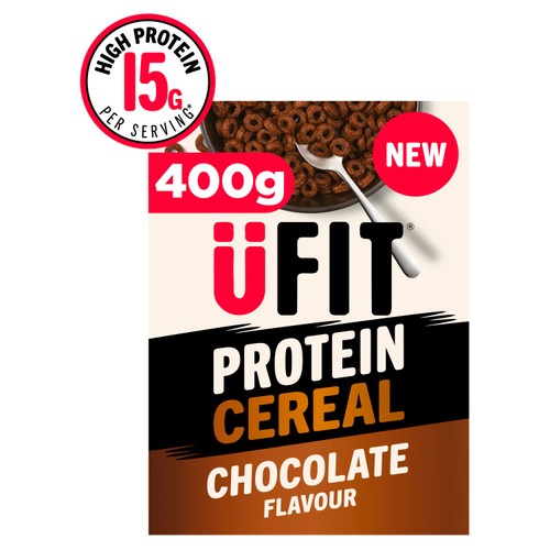 UFIT Protein Chocolate Cereal 400g (Pack of 3)