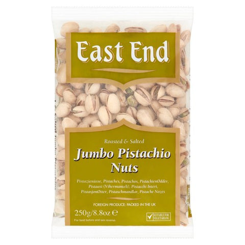 East End Jumbo Salted Pistachios 250g (Pack of 3)