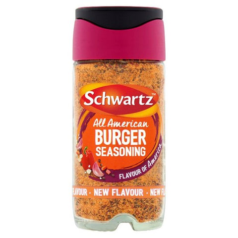 Schwartz All American Burger Seasonings Jar 48g (Pack of 2)
