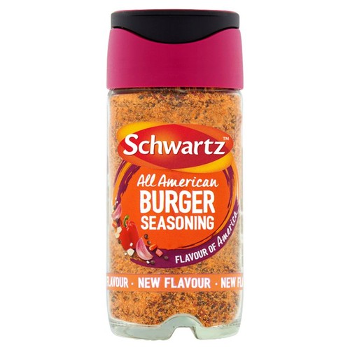 Schwartz All American Burger Seasonings Jar 48g (Pack of 2)