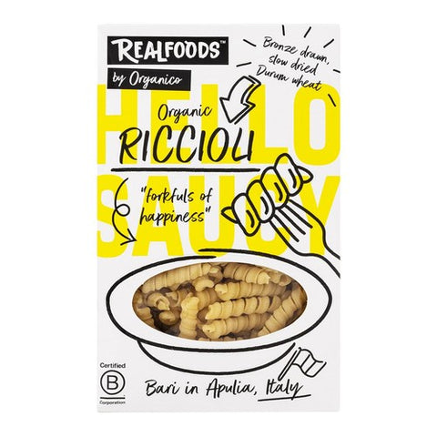 Realfoods Organic Riccioli Pasta 500g (Pack of 3)