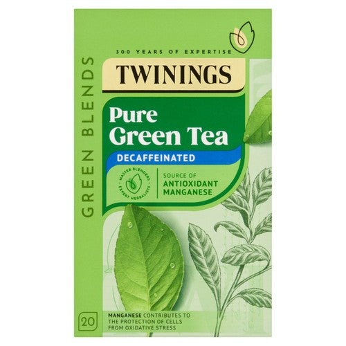 Twinings Decaffeinated Green Tea 20's (Pack of 3)