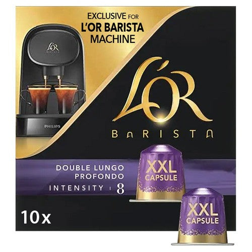 L'OR BARISTA Extra Long XXL Coffee Pods Intensity 8, 10 pods pack (Pack 3)