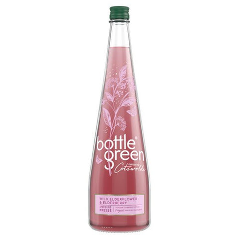 Bottlegreen Sparkling Elderflower & Elderberry 750ml (Pack of 3)