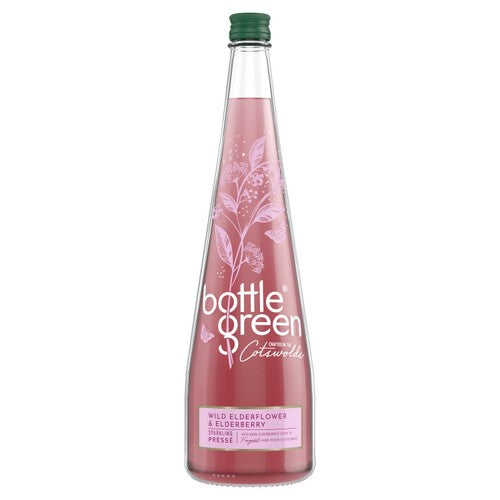 Bottlegreen Sparkling Elderflower & Elderberry 750ml (Pack of 3)