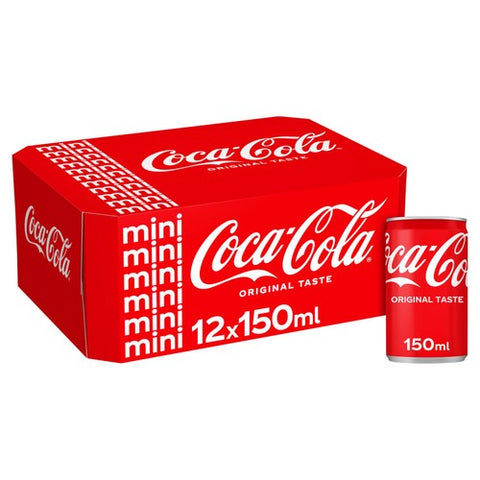 Coca-Cola Original Taste 12 x 150ml (Pack of 2)