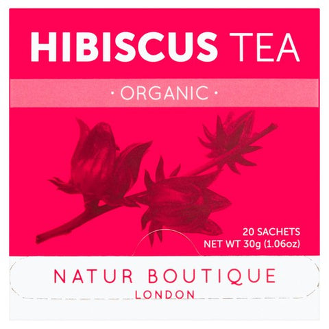Natur Boutique Organic Hibiscus Tea 20's (Pack of 3)
