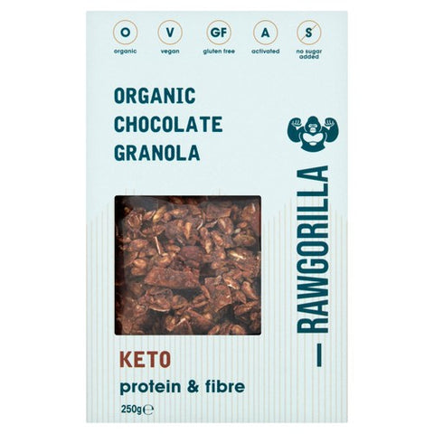 Raw Gorilla Keto Chocolate Granola 250g (Pack of 3)