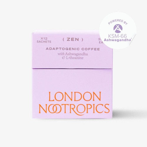 London Nootropics ZenAdaptogenic Coffee with KSM-66 Ashwagandha (Pack 2)
