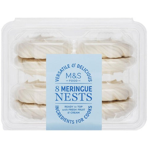 M&S 8 Meringue Nests 96g (Pack of 6)