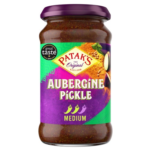Patak's Aubergine Pickle 283g (Pack of 2)
