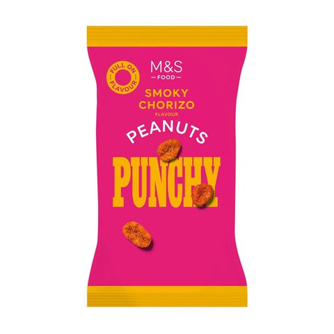 M&S Smoky Chorizo Peanuts 200g (Pack of 3)