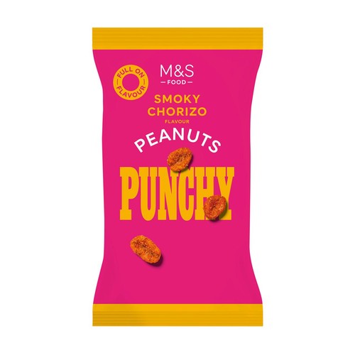 M&S Smoky Chorizo Peanuts 200g (Pack of 3)