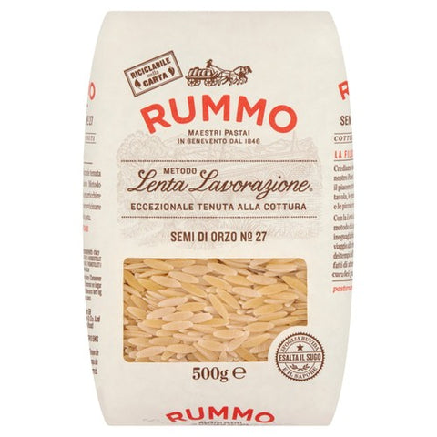 Rummo Semi Di Orzo Pasta No.27 500g (Pack of 3)