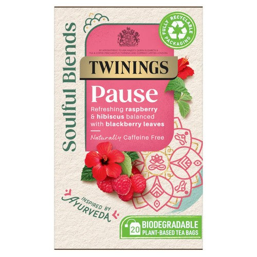 Twinings Soulful Blends Pause 20's (Pack of 3)