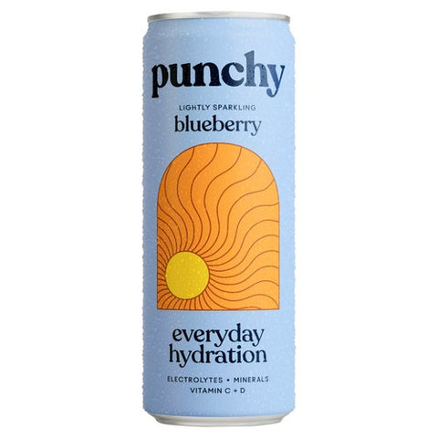 Punchy - Everyday Hydration Blueberry 330ml (Pack of 6)
