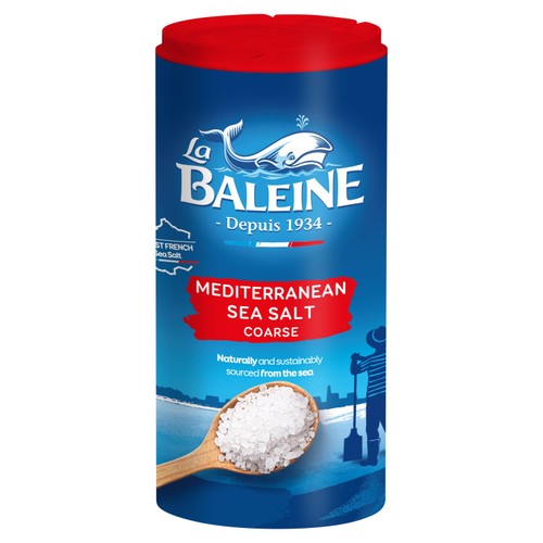 La Baleine Coarse Sea salt Drum 500g (Pack of 2)