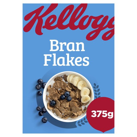 Kellogg's Bran Flakes Breakfast Cereal 375g (Pack of 3)