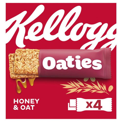 Kellogg's Oaties Honey & Oat Cereal Bar 4 x 40g (Pack of 3)