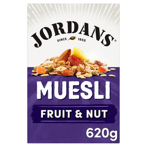 Jordans Fruit & Nut Muesli Breakfast Cereal 620g (Pack of 3)