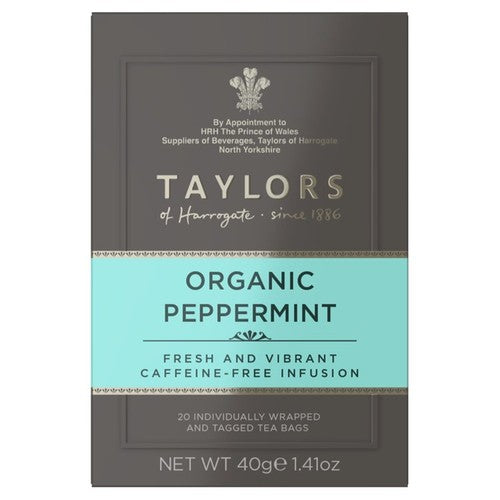 Taylors Organic Peppermint Teabags 20's (Pack of 3)