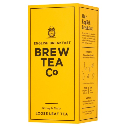 Brew Tea Co English Breakfast Loose Leaf Tea 113g (Pack of 2)