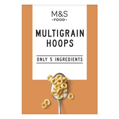 M&S Only 5 Ingredients Multigrain Hoops 300g (Pack of 3)