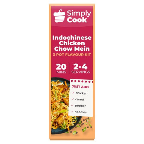 Simply Cook Indochinese Chicken Chow Mein 52g (Pack of 2)