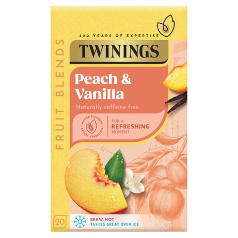 Twinings Peach & Vanilla 20's (Pack of 3)