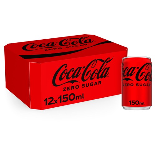 Coca-Cola Zero Sugar 12 x 150ml (Pack of 2)