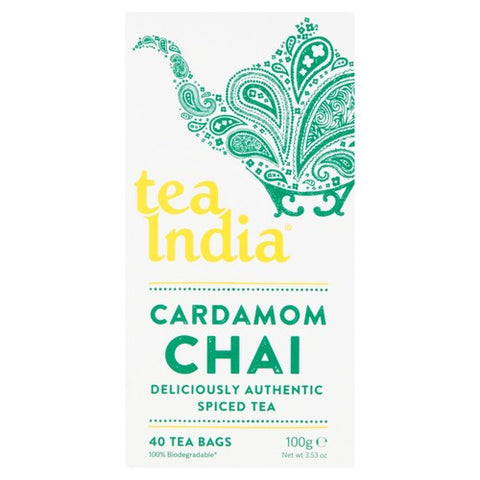 Tea India Cardamom Chai 40's (Pack of 3)