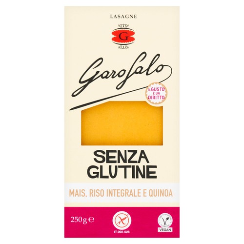 Garofalo Gluten Free Lasagne 250g (Pack of 3)