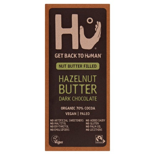 Hu Hazelnut Butter Dark Chocolate 60g (Pack of 3)