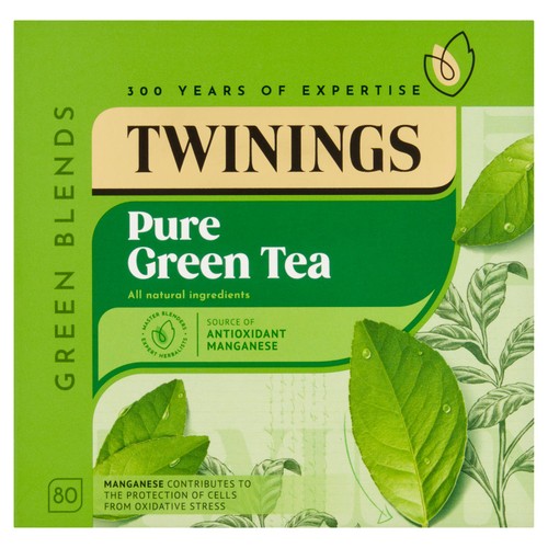 Twinings Green Tea 80's (Pack of 2)