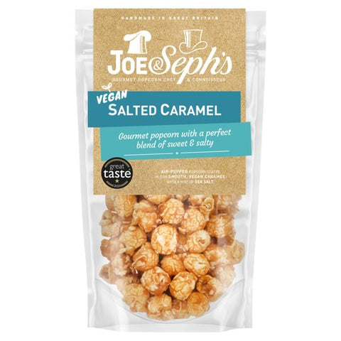 Joe & Seph's Popcorn Vegan Salted Caramel 70g (Pack of 6)