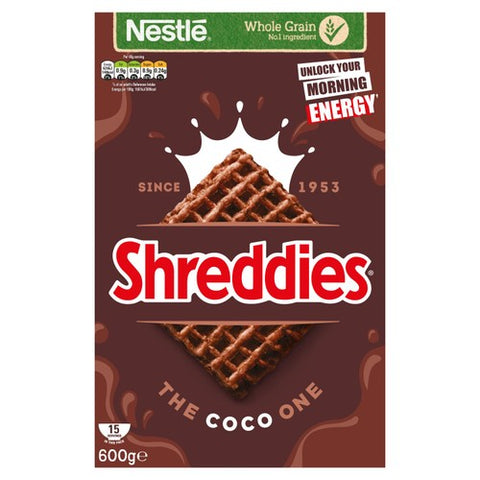 Shreddies Coco Chocolate Breakfast Cereall 600g (Pack of 3)