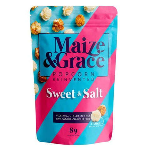 Maize & Grace Sweet & Salt Popcorn 50g (Pack of 6)