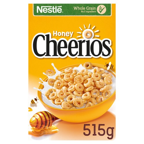 Cheerios Honey Multigrain Breakfast Cereal 515g (Pack of 3)